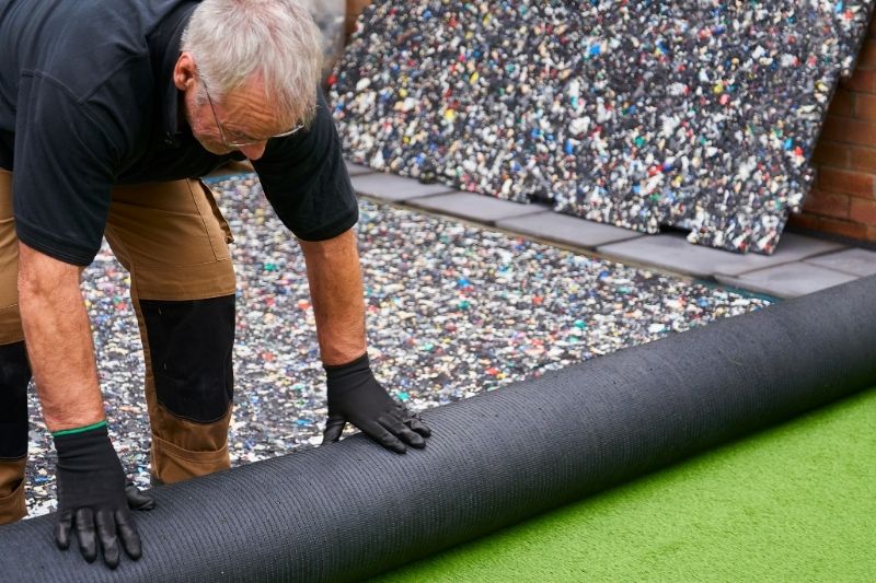 کف &zwnj;سازی با مواد مصنوعی